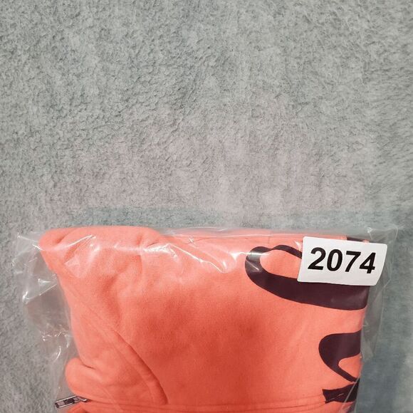 Victorias Secret Sweatshirt Women Small Pink Fleece Spellout 1/4 Zip Pullover - Picture 9 of 9